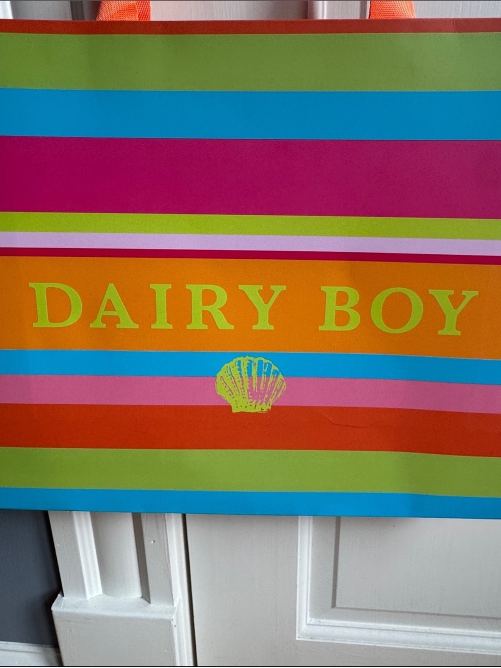 Dairy Boy Nantucket Shopping Bag